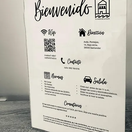La Tuca, Tu Casita De La Playa En El Sardinero Apartament *